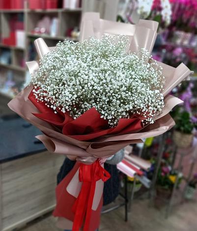 Букет цветов из: Гипсофила в Ермишь