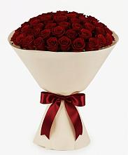 Букет 101 Бордовая роза Блэк Бакарра в Ермишь