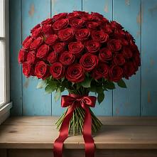 Букет Красные розы Блэк Меджик в Ермишь