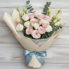 Букет цветов из:  Лизиантусы в Ермишь