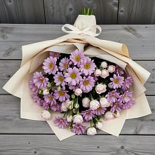 Букет цветов из:  Розы и Хризантемы в Ермишь