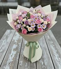 Букет цветов из:  Розы и Хризантемы в Ермишь