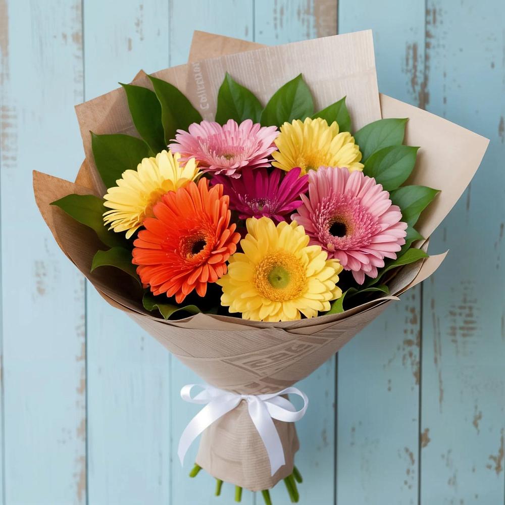 Букет цветов из: Герберы в Ермишь