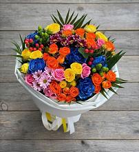 Букет цветов из:  Розы и Хризантемы в Ермишь