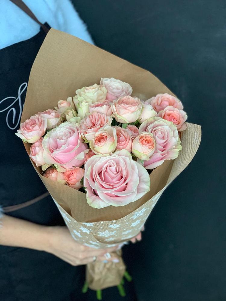 Букет цветов из: Хризантемы и Розы в Ермишь