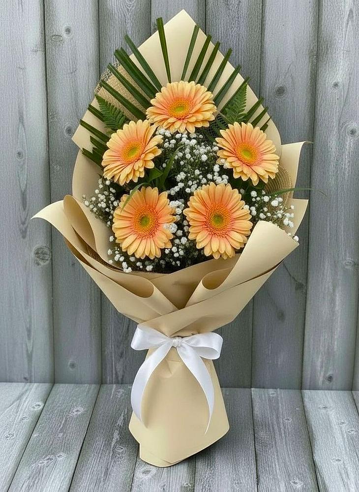 Букет цветов из: Герберы в Ермишь